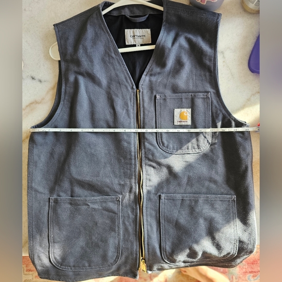 Carhartt WIP men’s Classic Vest Blue size Medium - Picture 3 of 4